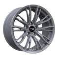 Euro Design - Venice - Gunmetal - Matte Gunmetal - 18" x 8", 35 Offset, 5x120 (Bolt Pattern), 72.6mm HUB