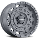 Vision Wheel Off-Road - 403 TACTICAL - Gunmetal - THRASHED GUN METAL - 18" x 9.5", -18 Offset, 5x139.7 (Bolt Pattern), 108mm HUB