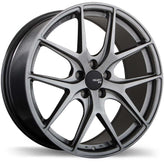 Fast Wheels - FC04 - Grey - Titanium - 20" x 8.5", 45 Offset, 5x120 (Bolt Pattern), 72.6mm HUB