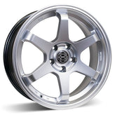 RSSW - Rival - Silver - Hyper silver - 17" x 7", 35 Offset, 5x114.3 (Bolt Pattern), 67.1mm HUB