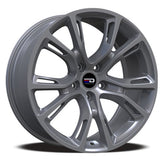 Euro Design - SRT - Gunmetal - Matte Gunmetal - 18" x 8", 35 Offset, 5x127 (Bolt Pattern), 71.6mm HUB