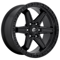 Fuel - D697 KICKER - Gunmetal - MATTE BLACK - 20" x 10", -18 Offset, 6x139.7 (Bolt Pattern), 106.1mm HUB