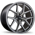 Fast Wheels - FC04 - Grey - Titanium - 19" x 9.5", 35 Offset, 5x112 (Bolt Pattern), 72.6mm HUB