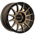 Envy Wheels - FFT8BZ - Bronze - BRONZE / BLACK LIP - 18" x 9", 18 Offset, 6x139.7 (Bolt Pattern), 78.1mm HUB