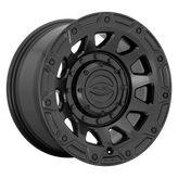 Fuel - D729 TRACKER - Black - SATIN BLACK - 17" x 9", -12 Offset, 5x114.3, 127 (Bolt Pattern), 78.1mm HUB