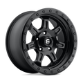 Fuel - D572 JM2 - Black - MATTE BLACK - 17" x 8.5", -6 Offset, 5x127 (Bolt Pattern), 78.1mm HUB