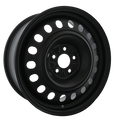Envy Wheels - NX4 STEEL WHEEL - Black - FLAT BLACK - 17" x 7", 52 Offset, 5x108 (Bolt Pattern), 63.4mm HUB