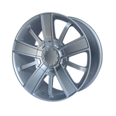 OE Creations - PR153 - Gunmetal - SILVER - 20" x 9", 27 Offset, 6x139.7 (Bolt Pattern), 78.1mm HUB