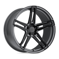 TSW Wheels - MECHANICA - Gunmetal - Matte Gunmetal with Matte Black Face - 18" x 9.5", 50 Offset, 5x112 (Bolt Pattern), 72.1mm HUB