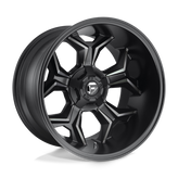 Fuel - D605 AVENGER - Black - Matte Black Double Dark Tint - 20" x 12", -44 Offset, 6x135, 139.7 (Bolt Pattern), 106.1mm HUB