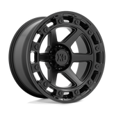 XD Series - XD862 RAID - Black - SATIN BLACK - 17" x 9", 0 Offset, 6x120 (Bolt Pattern), 66.9mm HUB