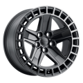 Redbourne Wheels - ALSTON - Gunmetal - MATTE BLACK W/ MACHINED DARK TINT LIP - 20" x 8.5", 25 Offset, 5x120 (Bolt Pattern), 72.56mm HUB