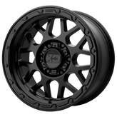 XD Series - XD135 GRENADE OR - Black - Matte Black - 20" x 9", 18 Offset, 5x127 (Bolt Pattern), 71.5mm HUB