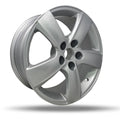 DTD - Replica - Silver - Silver - 17" x 7.5", 35 Offset, 5x114.3 (Bolt Pattern), 60.1mm HUB