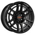 ART - Replica 283 - Black - Satin Black - 17" x 8", 5 Offset, 6x139.7 (Bolt Pattern), 106.1mm HUB