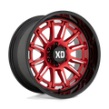 XD Series - XD865 PHOENIX - CANDY RED MILLED WITH BLACK LIP - 20" x 10", -18 Offset, 6x135 (Bolt Pattern), 87.1mm HUB