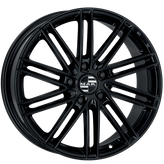 Mak Wheels - LEIPZIG - Black - GLOSS BLACK - 22" x 9.5", 26 Offset, 5x112 (Bolt Pattern), 66.5mm HUB