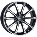 Mak Wheels - DaVinci - Black - BLACK MIRROR - 16" x 6", 45 Offset, 5x100 (Bolt Pattern), 57.1mm HUB