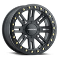 Vision Wheel ATV - 356BL MANX 2 BEADLOCK - Black - Satin Black - 14" x 7", 13 Offset, 4x136 (Bolt Pattern), 94mm HUB