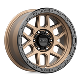 KMC Wheels - KM544 MESA - Bronze - MATTE BRONZE WITH BLACK LIP - 17" x 9", -12 Offset, 6x139.7 (Bolt Pattern), 106.1mm HUB