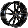 Envy Wheels - FF1BT - Black - BLACK TINT MACHINED FACE - 19" x 8", 40 Offset, 5x114.3 (Bolt Pattern), 64.1mm HUB