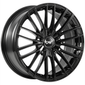 Dai Alloys - Cosmos - Black - Gloss Black - 14" x 6", 38 Offset, 4x100 (Bolt Pattern), 73.1mm HUB