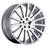 Redbourne Wheels - DOMINUS - Gunmetal - SILVER W/ MIRROR CUT FACE - 20" x 9.5", 32 Offset, 5x120 (Bolt Pattern), 72.56mm HUB