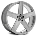 Fittipaldi Sport - FSF10 - Gunmetal - Dark Tint Brushed - 20" x 9", 30 Offset, 5x120 (Bolt Pattern), 72.6mm HUB