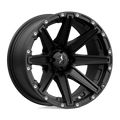 MSA Offroad Wheels - M33 CLUTCH - Black - SATIN BLACK - 14" x 7", -47 Offset, 4x110 (Bolt Pattern), 86mm HUB