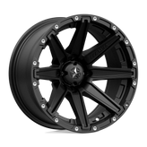 MSA Offroad Wheels - M33 CLUTCH - Black - SATIN BLACK - 14" x 7", -47 Offset, 4x110 (Bolt Pattern), 86mm HUB
