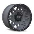 Dirty Life - THEORY - Gunmetal - MATTE GUNMETAL WITH MATTE BLACK LIP - 20" x 9", 0 Offset, 6x139.7 (Bolt Pattern), 106mm HUB