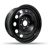 RNB - Steel Wheel - Black - Gloss Black - 15" x 6", 33 Offset, 5x100 (Bolt Pattern), 54.1mm HUB