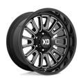 XD Series - XD864 ROVER - Black - GLOSS BLACK MILLED - 20" x 9", 0 Offset, 5x139.7 (Bolt Pattern), 78.1mm HUB