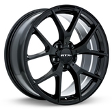 RTX Wheels - Arrow - Black - Satin Black - 18" x 8", 45 Offset, 5x112 (Bolt Pattern), 66.6mm HUB
