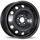 Fast Wheels - Steel - Black - Black - 17" x 6.5", 48 Offset, 5x114.3 (Bolt Pattern), 67.1mm HUB