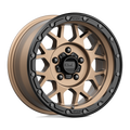 KMC Wheels - KM535 GRENADE OFF-ROAD - Bronze - MATTE BRONZE MATTE BLACK LIP - 17" x 8.5", 0 Offset, 5x127 (Bolt Pattern), 78.1mm HUB