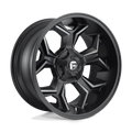 Fuel - D605 AVENGER - Black - MATTE BLACK DOUBLE DARK TINT - 20" x 10", -18 Offset, 5x114.3, 127 (Bolt Pattern), 78.1mm HUB