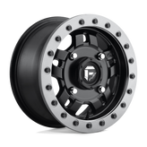 Fuel UTV - D917 ANZA BEADLOCK - Black - MATTE BLACK - 15" x 7", 13 Offset, 4x156 (Bolt Pattern), 132mm HUB