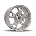 DTD - NORDIK - Silver - Silver - 17" x 8", 20 Offset, 5x139.7 (Bolt Pattern), 77.8mm HUB