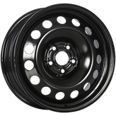 RNB - STEEL WHEEL - Black - Black E-Coating - 16" x 6.5", 40 Offset, 5x105 (Bolt Pattern), 56.6mm HUB