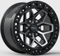 RTX Wheels - Zion - Black - Black Machined - 20" x 9", -15 Offset, 5x127 (Bolt Pattern), 71.5mm HUB