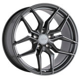 TSW Wheels - SILVANO - Gunmetal - GLOSS GUNMETAL - 19" x 8.5", 4 Offset, 5x114.3 (Bolt Pattern), 76.1mm HUB