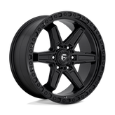 Fuel - D697 KICKER - Black - MATTE BLACK - 20" x 9", 20 Offset, 6x114.3 (Bolt Pattern), 66.1mm HUB