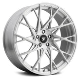 Fittipaldi Sport - FSF24 - Silver - Brushed Clear - 20" x 10.5", 45 Offset, 5x114.3 (Bolt Pattern), 72.6mm HUB