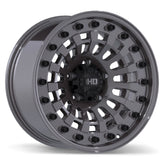 Fast HD - Shred - Gunmetal - Gloss Gunmetal - 17" x 9", 0 Offset, 5x139.7 (Bolt Pattern), 77.8mm HUB