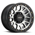 Vision Wheel Off-Road - 111 NEMESIS - Black - Matte Black Machined Face - 17" x 9", -12 Offset, 6x139.7 (Bolt Pattern), 106.2mm HUB