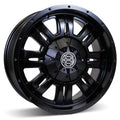 RSSW - Heritage - Black - Matte black - 18" x 8", 20 Offset, 8x180 (Bolt Pattern), 124mm HUB