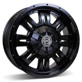 RSSW - Heritage - Black - Matte black - 18" x 8", 20 Offset, 8x180 (Bolt Pattern), 124mm HUB