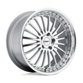 TSW Wheels - SILVERSTONE - Silver - Silver with Mirror Cut Face & Lip - 19" x 9.5", 40 Offset, 5x114.3 (Bolt Pattern), 76.1mm HUB