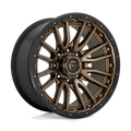 Fuel - D681 REBEL - Bronze - MATTE BRONZE BLACK BEAD RING - 22" x 10", -18 Offset, 8x180 (Bolt Pattern), 124.2mm HUB